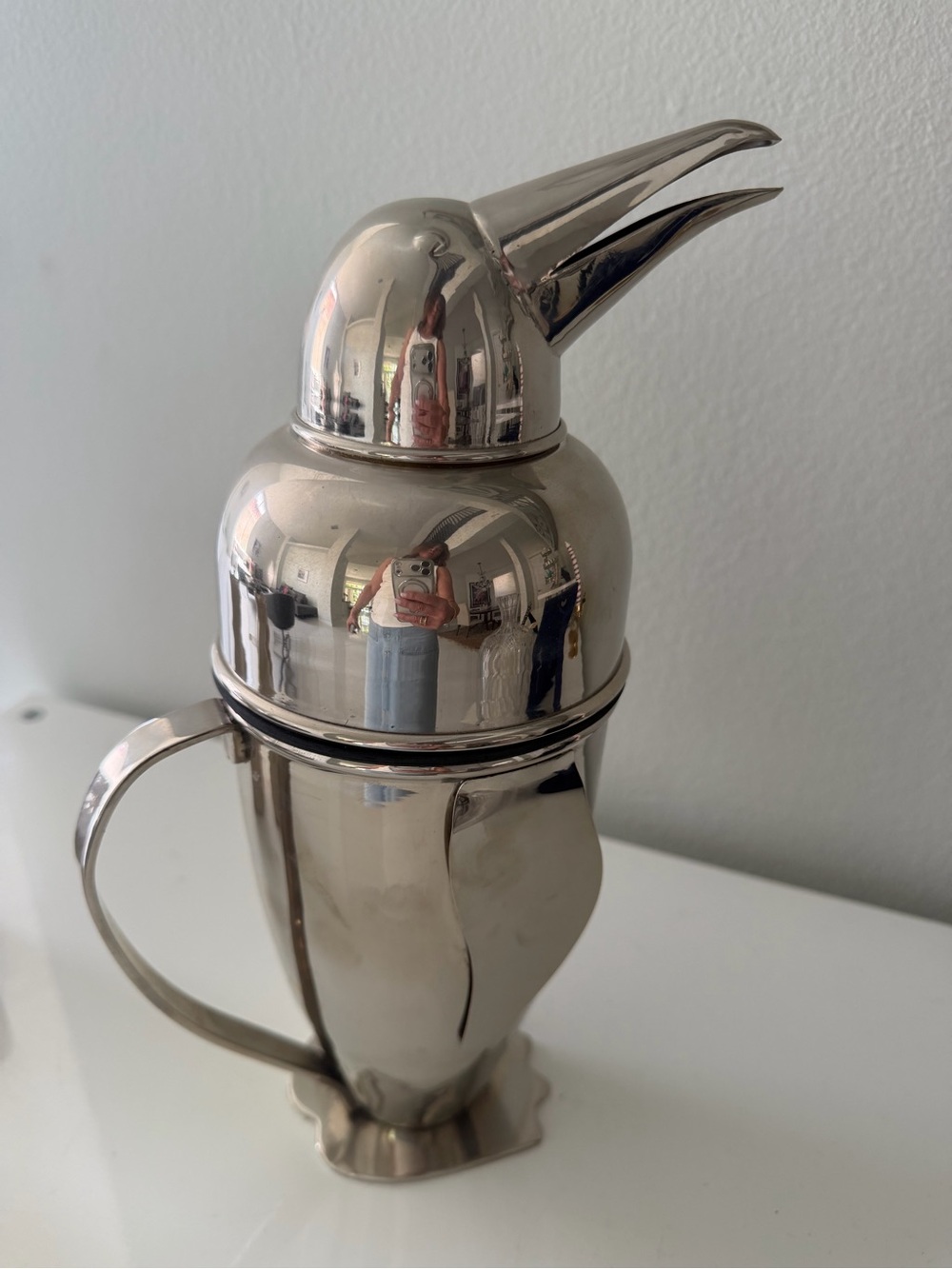 OGGI stainless Steal Penguin-Shaped Cocktail Shaker and Pitcher